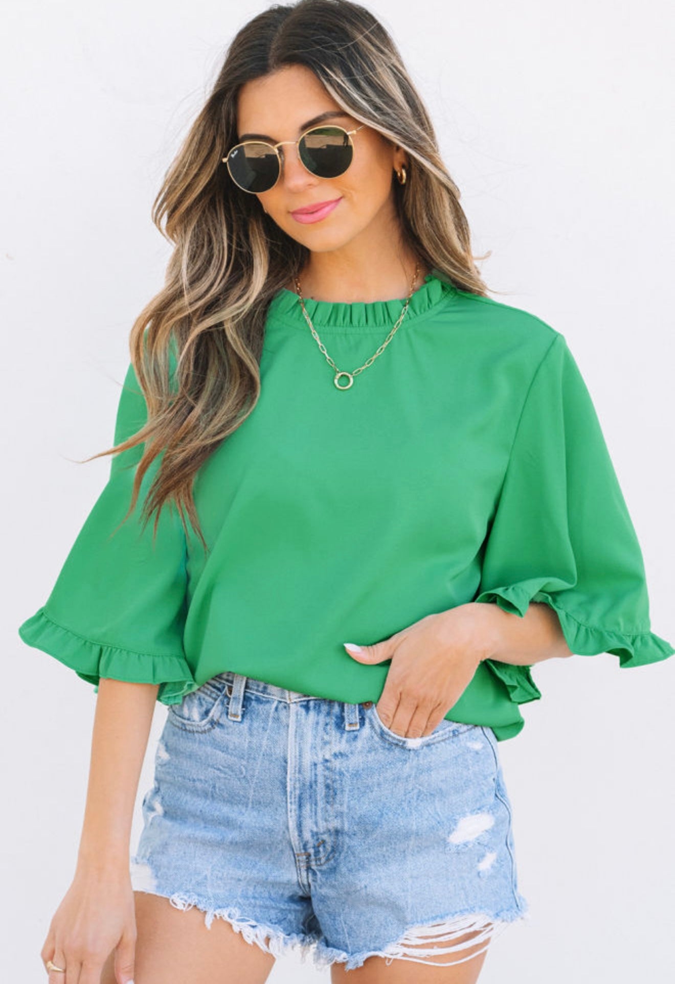 Lester Top | Green