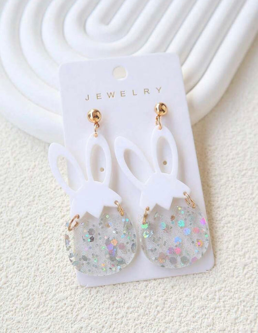 Easter Bunny Drop Earrings