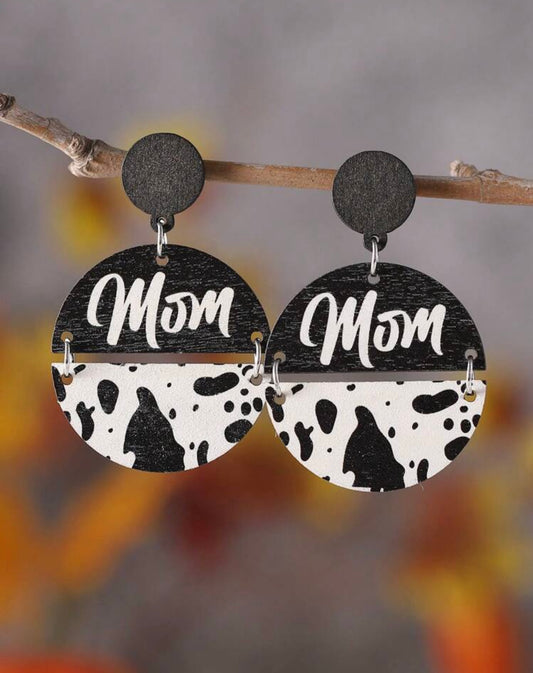 Moo Mom Earrings