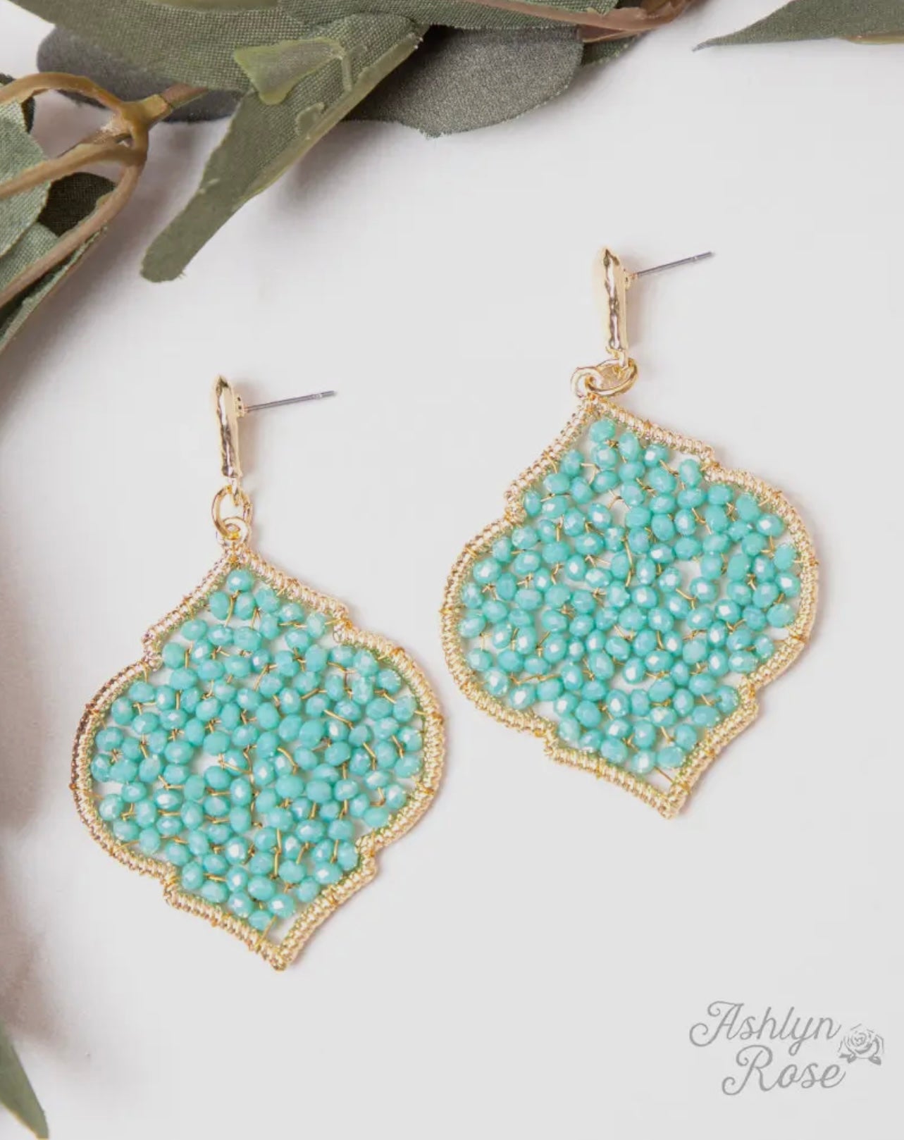 Darling Drop Earrings Blue