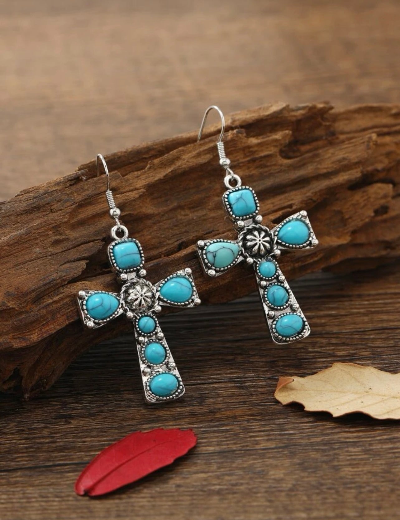 Ranchin Cross Earrings