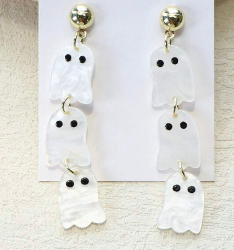 Ghost Drop Earrings