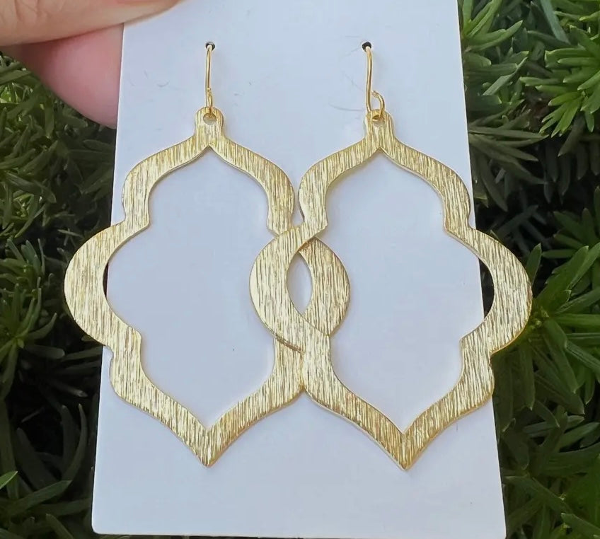 Foil Drop Earrings