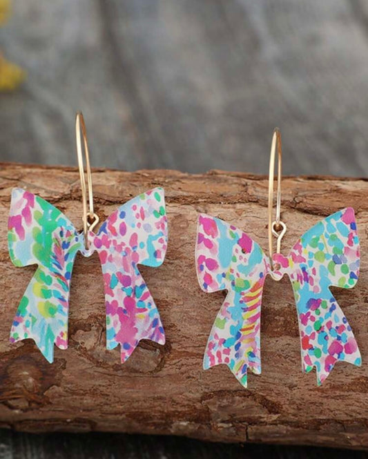Drop Bow tie Earrings